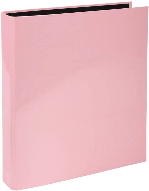 Exacompta Aquarel 25 mm Ring Binder Board, Paper A4 4 Rings Pink 51566E