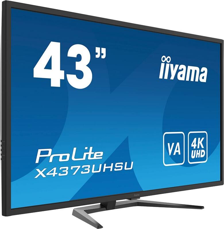 iiyama ProLite X4373UHSU-B1 Monitor 108 cm (42.5") 3840 x 2160 pixels 4K Ultra HD Black