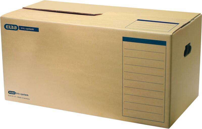 ELBA Archive Box 100421124 Brown cardboard 68.2 (W) x 34.3 (D) x 36 (H) cm Pack of 10