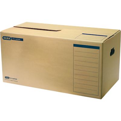 ELBA Archive Box 100421124 Brown cardboard 68.2 (W) x 34.3 (D) x 36 (H) cm Pack of 10