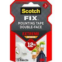 Scotch-Fix Mounting Tape Extreme Interior White 19 mm x 1.8 m