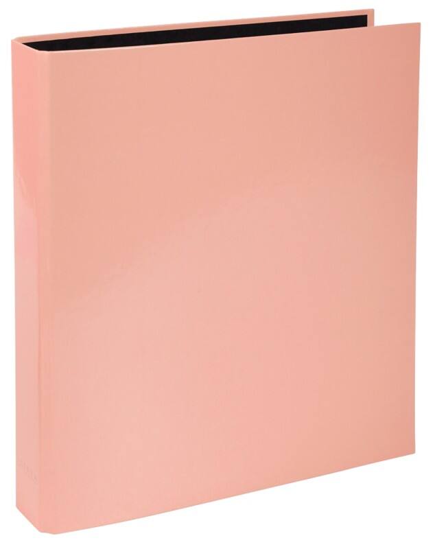 Exacompta Aquarel 25 mm Ring Binder Cardboard, Paper A4 2 Rings Coral 54567E