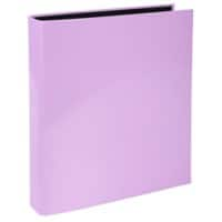 Exacompta Ring Binder 2 Rings 25mm Plastic Coated A4 Mauve