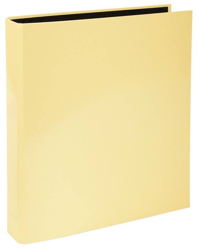 Exacompta Aquarel 25 mm Ring Binder Cardboard, Paper A4 2 Rings Lemon 54569E