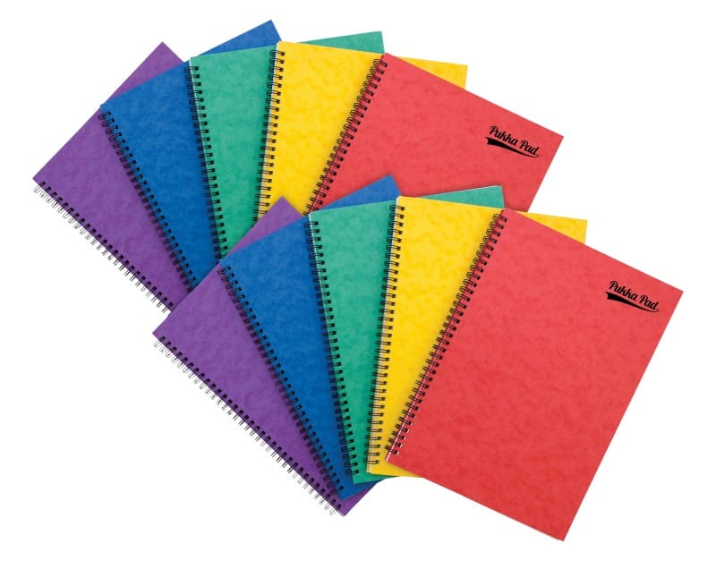 Pukka Notepad Ruled Assorted Perforated 120 Pages Pack of 10