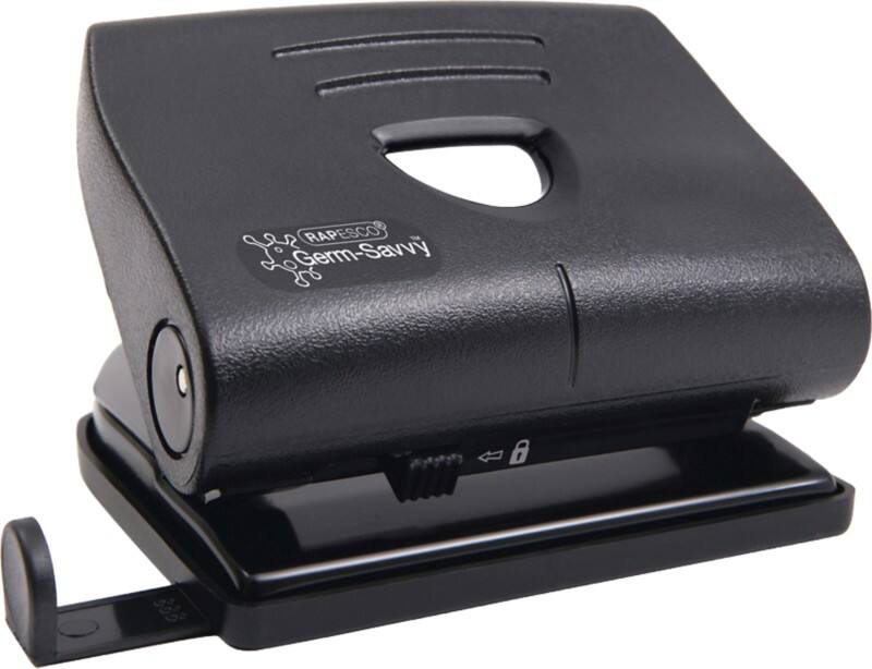 Rapesco 2 Holes Hole Punch Plastic, Metal 22 Sheets 820-P Black