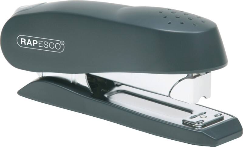 Rapesco Luna Desktop Stapler Half strip 50 Sheets Black 24/6, 26/6, 24/8, 26/8 Plastic