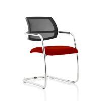 dynamic Swift Visitor Chair Fixed Armrest Red 115 kg KCUP1629 560 x 610 x 830 mm