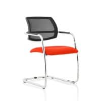 dynamic Swift Visitor Chair Fixed Armrest Red 115 kg KCUP1634 560 x 610 x 830 mm