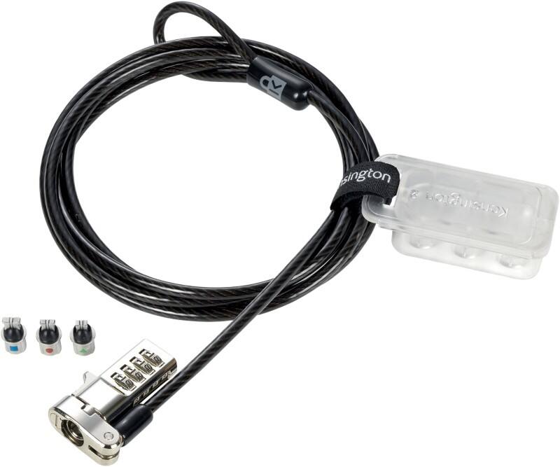 Kensington 3-in-1 Combination Laptop Lock K62316WW Black