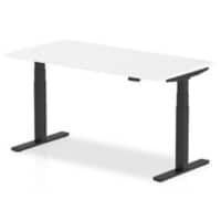dynamic Air Sit Stand Desk Rectangular White T-Foot 1,600 (W) x 800 (D) x 665 (H) mm MFC (Melamine Faced Chipboard)