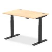 dynamic Air Sit Stand Desk Rectangular Maple T-Foot 2 Drawers 1,200 (W) x 800 (D) x 665 (H) mm MFC (Melamine Faced Chipboard)