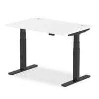dynamic Air Sit Stand Desk Rectangular White T-Foot 2 Drawers 1,200 (W) x 800 (D) x 665 (H) mm MFC (Melamine Faced Chipboard)