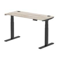 dynamic Ergonomic Desk Air HASCP146BGRY Grey Oak 1400 mm x 600 mm x 660 - 1310 mm