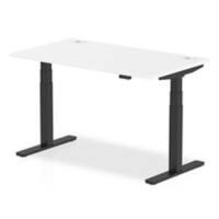 dynamic Air Sit Stand Desk Rectangular White T-Foot 3 Drawers 1,400 (W) x 800 (D) x 665 (H) mm MFC (Melamine Faced Chipboard)