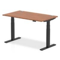 dynamic Air Sit Stand Desk Rectangular Walnut T-Foot 3 Drawers 1,400 (W) x 800 (D) x 665 (H) mm MFC (Melamine Faced Chipboard)