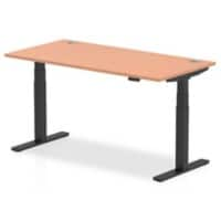 dynamic Ergonomic Desk Air HASCP168BBCH Beech 1600 mm x 800 mm x 660 - 1310 mm