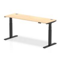dynamic Air Sit Stand Desk Rectangular Maple T-Foot 3 Drawers 1,800 (W) x 600 (D) x 665 (H) mm MFC (Melamine Faced Chipboard)