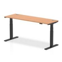 dynamic Ergonomic Desk Air HASCP186BOAK Oak 1800 mm x 600 mm x 660 - 1310 mm