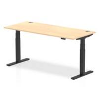 dynamic Air Sit Stand Desk Rectangular Maple T-Foot 1,800 (W) x 800 (D) x 665 (H) mm MFC (Melamine Faced Chipboard)