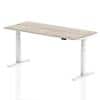dynamic Height Adjustable Desk Air HAS188WGRY Grey Oak 1800 mm x 800 mm x 660 - 1310 mm