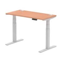 dynamic Air Sit Stand Desk Rectangular Beech T-Foot 1,200 (W) x 600 (D) x 665 (H) mm MFC (Melamine Faced Chipboard)