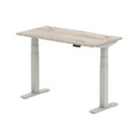 dynamic Height Adjustable Desk Air HASCP126SGRY Grey Oak 1200 mm x 600 mm x 660 - 1310 mm