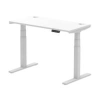 dynamic Air Sit Stand Desk Rectangular White T-Foot 1,200 (W) x 600 (D) x 665 (H) mm MFC (Melamine Faced Chipboard)