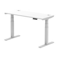 dynamic Height Adjustable Desk Air HASCP146SWHT White 1400 mm x 600 mm x 660 - 1310 mm