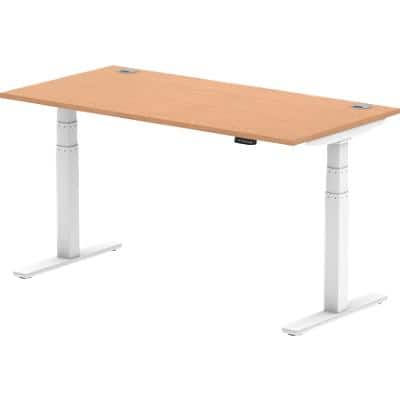 dynamic Height Adjustable Desk Air HASCP168WOAK Oak 1600 mm x 800 mm x 660 - 1310 mm