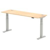 dynamic Air Sit Stand Desk Rectangular Maple T-Foot 1,800 (W) x 600 (D) x 665 (H) mm MFC (Melamine Faced Chipboard)
