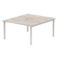 dynamic Computer Desk Evolve Plus B2P14GRYS Grey Oak 1400 mm x 1600 mm x 730 mm