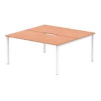 dynamic Computer Desk Evolve Plus B2P16BCHW Beech 1600 mm x 1600 mm x 730 mm