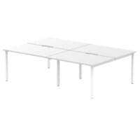 dynamic Computer Desk Evolve Plus B4P12WHTW White 2400 mm x 1600 mm x 730 mm