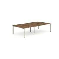 dynamic Computer Desk Evolve Plus B4P12WNTS Walnut 2400 mm x 1600 mm x 730 mm