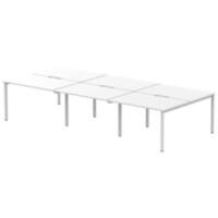 dynamic Computer Desk Evolve Plus B6P12WHTS White 3600 mm x 1600 mm x 730 mm