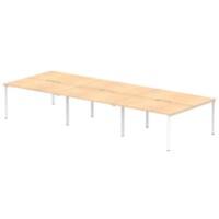 dynamic Computer Desk Evolve Plus B6P14MPEW Maple 4200 mm x 1600 mm x 730 mm