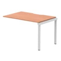 dynamic Evolve Plus Desk Extension Rectangular Beech H-Frame 1,200 (W) x 800 (D) x 750 (H) mm MFC (Melamine Faced Chipboard)