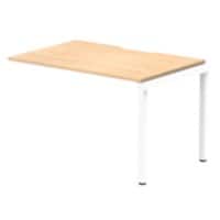 dynamic Evolve Plus Desk Extension Rectangular Maple H-Frame 1,200 (W) x 800 (D) x 750 (H) mm MFC (Melamine Faced Chipboard)
