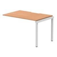 dynamic Evolve Plus Desk Extension Rectangular Oak H-Frame 1,200 (W) x 800 (D) x 750 (H) mm MFC (Melamine Faced Chipboard)