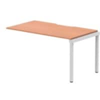 dynamic Evolve Plus Desk Extension Rectangular Beech H-Frame 1,400 (W) x 800 (D) x 750 (H) mm MFC (Melamine Faced Chipboard)