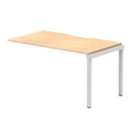 dynamic Evolve Plus Desk Extension Rectangular Maple H-Frame 1,400 (W) x 800 (D) x 750 (H) mm MFC (Melamine Faced Chipboard)