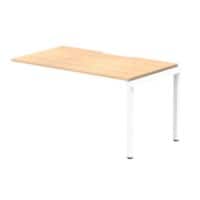 dynamic Evolve Plus Desk Extension Rectangular Maple H-Frame 1,400 (W) x 800 (D) x 750 (H) mm MFC (Melamine Faced Chipboard)