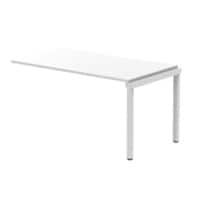 dynamic Evolve Plus Desk Extension Rectangular White H-Frame 1,400 (W) x 800 (D) x 750 (H) mm MFC (Melamine Faced Chipboard)