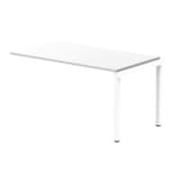 dynamic Evolve Plus Desk Extension Rectangular White H-Frame 1,400 (W) x 800 (D) x 750 (H) mm MFC (Melamine Faced Chipboard)