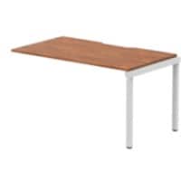 dynamic Evolve Plus Desk Extension Rectangular Walnut H-Frame 1,400 (W) x 800 (D) x 750 (H) mm MFC (Melamine Faced Chipboard)