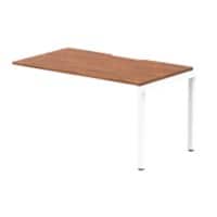 dynamic Evolve Plus Desk Extension Rectangular Walnut H-Frame 1,400 (W) x 800 (D) x 750 (H) mm MFC (Melamine Faced Chipboard)