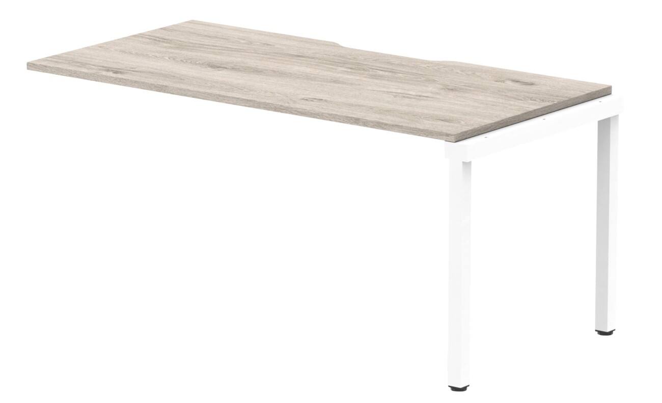 dynamic Computer Desk Evolve Plus BR116GRYW Grey Oak 1600 mm x 800 mm x ...