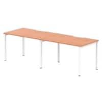 dynamic Computer Desk Evolve Plus BR212BCHW Beech 2400 mm x 800 mm x 730 mm