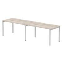 dynamic Computer Desk Evolve Plus BR214GRYS Grey Oak 2800 mm x 800 mm x 730 mm